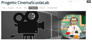 cinemascuolalab cinepresa che inquadra uno scienziato in laboratorio